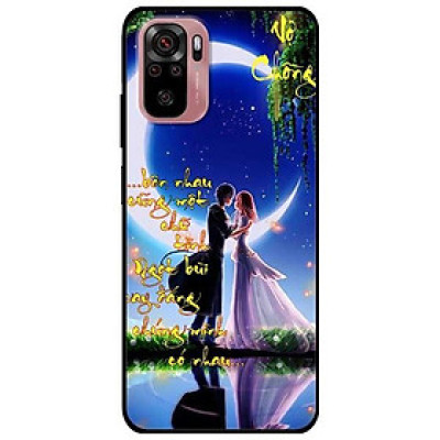 Ốp lưng dành cho Xiaomi Xiaomi Redmi Note 10 - Redmi Note 10 Pro - mẫu Thư Pháp Vợ Chồng Ôm Nhau