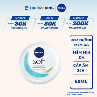 Kem Dưỡng Mềm Da NIVEA Soft Crème (50 ml) - 89054