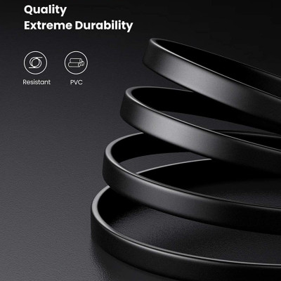 Ugreen UG10979NW134TK 0.5M CAT8 U-FTP 2000Mhz 30AWG cáp mạng màu đen 50cm - HÀNG CHÍNH HÃNG