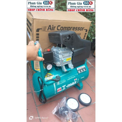 Máy Nén Khí Có Dầu Liền Trục TMAX 3.0 HP 30L, máy nén khí 100% dây đồng