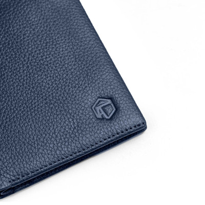 Ví đứng VICTOR - Da bò hạt | Anh Tho leather