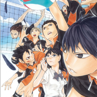ハイキュー！！公式カラーイラスト集ハイカ JEISHI HAIKYUU ! ! KOUSHIKI KARA IRASUTO