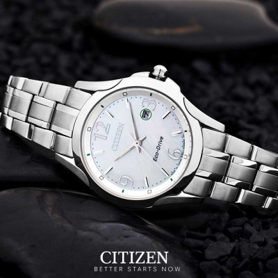 Đồng Hồ Nữ Citizen Dây Thép Không Gỉ EW1780-51A - Mặt Xà Cừ (Sapphire)