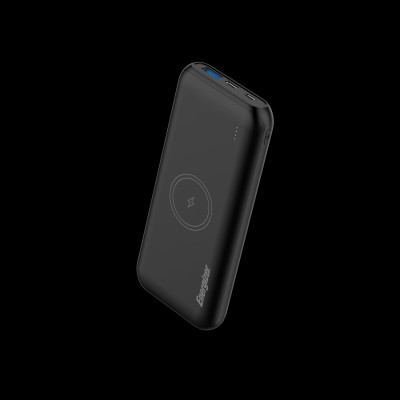 Sạc dự phòng Energizer 10,000mAh /3.7V Li-Polymer QE10009PQBK, Sạc nhanh 20W, Sạc không dây 18W, bảo hành 24 tháng 1 đổi 1 - Hàng chính hãng