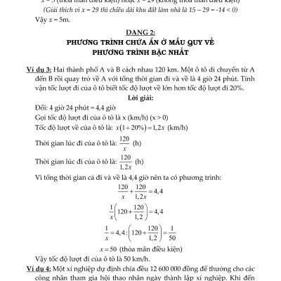 Sách - Phương Pháp Giải Các Dạng Toán Thực Tế 9 (Tài Liệu Dùng Chung Cho Các Bộ Sách)