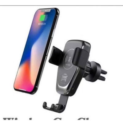 BỘ SẠC ĐIỆN THOAI KHÔNG DÂY KIÊM GIÁ ĐỠ KẸP ĐIỆN THOAI TRÊN XE HƠI ÔTÔ MẪU MỚI 