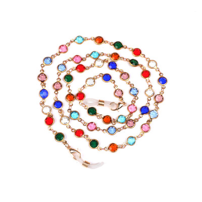 Chuỗi kính đeo gọng kính chống rơi rớt trơn trượt dây đeo đầy màu sắc thời trang nam và nữ