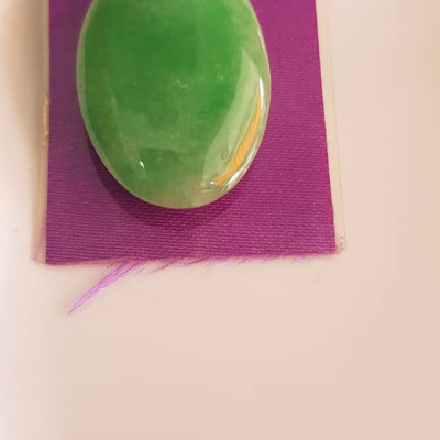 Mặt Lắc Tay Oval Xanh ngọc lớn vừa Dài 34mm x ngang 24mm x dầy 3mm Chất liệu đá ngọc cẩm thạch xanh ngọc bóng tự nhiên đẹp Nữ lên lắc tay vàng đeo đẹp sang lắm món quà tặng Mẹ, tặng vợ người thân yêu ý nghĩa ạ