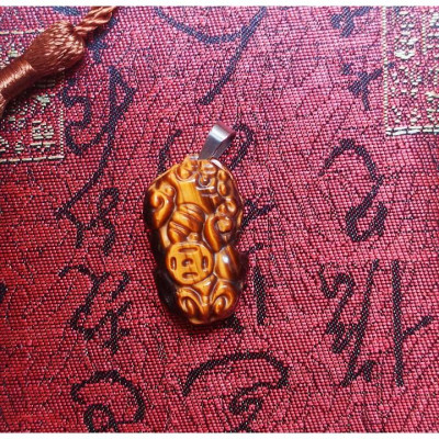 Mặt dây chuyền tỳ hưu đá mắt hổ