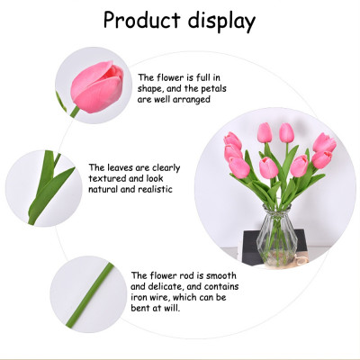 Hoa tulip giả - hoa tulip đủ màu - dài 30cm - Cây giả, hoa lụa Decor trang trí nhà cửa