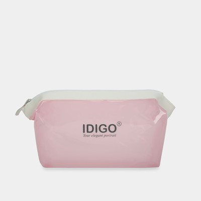 Túi đựng mỹ phẩm nhựa PVC dẻo trong suốt, chống thấm nước, túi trang điểm, đựng đồ vệ sinh cá nhân tiện lợi cầm tay hoặc đem đi du lịch IDIGO FP5-1101
