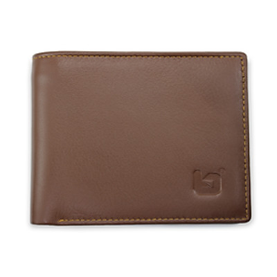 Ví Da Nam, Bóp Da Nam Kim Bảo H65 Da Bò Màu Đen, Nâu, Bò