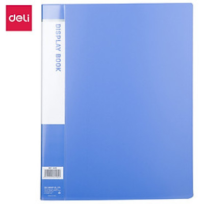 File Lá A4 Deli, Xanh Dương - 10/20/30/40/60/80/100 Lá - 1 Chiếc - E5210/E5220/E5230/E5240/E5260/E5280/E52100