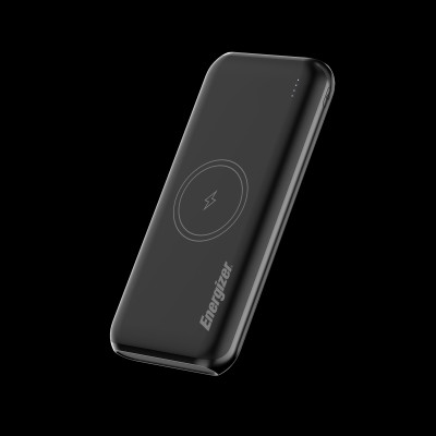 Sạc dự phòng Energizer 10,000mAh /3.7V Li-Polymer QE10009PQBK, Sạc nhanh 20W, Sạc không dây 18W, bảo hành 24 tháng 1 đổi 1 - Hàng chính hãng