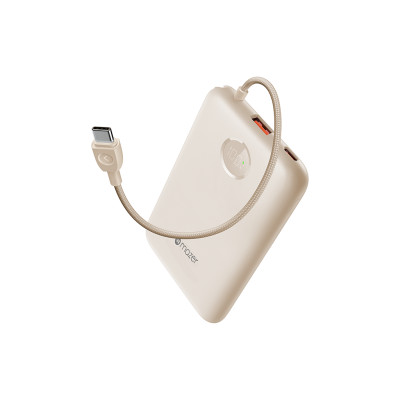 Pin sạc dự phòng Mazer PD20W 10,000mAh PowerCharge Link tích hợp cáp USB-C - Hàng chính hãng