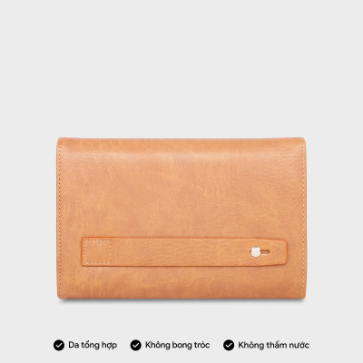 Ví nam da bò Lata ( Thời trang nam dáng cầm tay cỡ lớn  - Ví da thật VN37 )