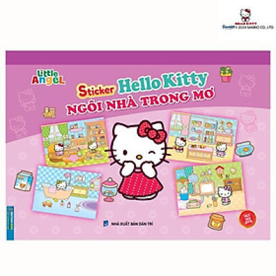 Sách - Sticker Hello Kitty - Ngôi Nhà Trong Mơ - Minh Thắng