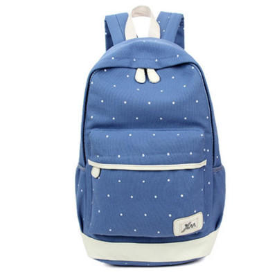 Bộ 3 ba lô thời trang phong cách Đồ Da Thành Long TLG (Xanh nhạt) . Tặng 01 bút bi cao cấp TLG