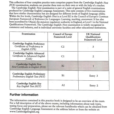 Cam English First 1 for Revísed Exam fro