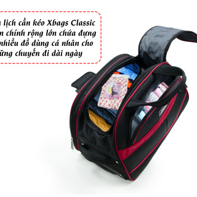 Túi Vali Cần Kéo Xbags Classic Xb 6102, Vali Kéo chống thấm nước hiệu quả