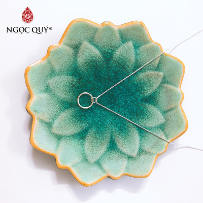 Dây chuyền bạc mặt tròn - Ngọc Quý Gemstones