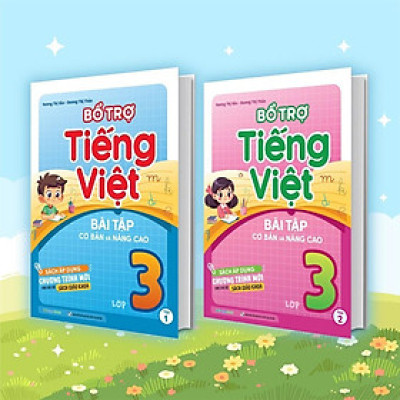 Sách - Bổ Trợ Tiếng Việt Bài Tập Cơ Bản Và Nâng Cao Lớp 3 - Combo 2 Tập - Megabook