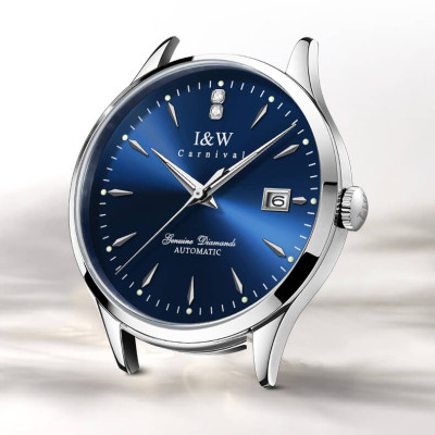 Đồng hồ nam chính hãng IW Carnival  IW731G-1 ,kính sapphire,chống xước,chống nước 50m,Bh 24 tháng,máy cơ (automatic)