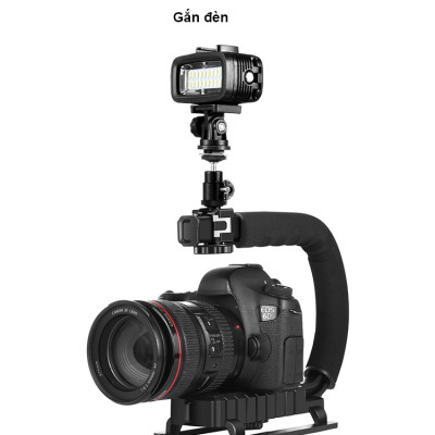 Bộ phụ kiện gắn máy quay hành động gopro lắp máy ảnh, gimbal, tay quay phim Puluz PU3006, hàng chính hãng