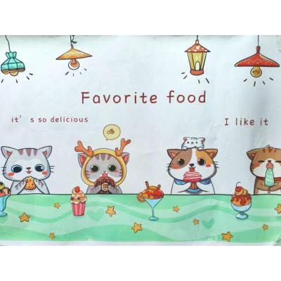 Giấy Dán Tường Nhà Bếp Cách Nhiệt Chống Dầu Mỡ, Chịu Nhiệt - Decal Dán Bếp Họa Tiết 3D (90x60cm)