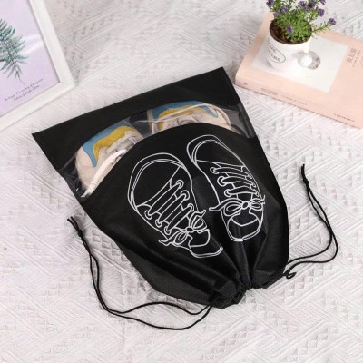 Túi Vải Đựng Giày Dép Dây Rút Chống Bẩn Du Lịch Size Lớn Với Họa Tiết Thiết Kế Đẹp Mắt