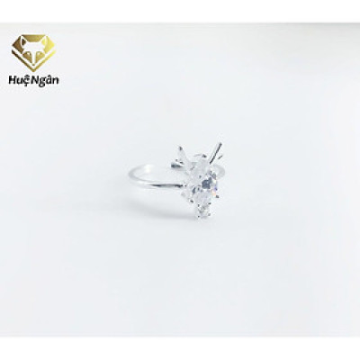 Nhẫn bạc Ý 925 Huệ Ngân -Chú Tuần LỘC Vui Vẻ RR1331