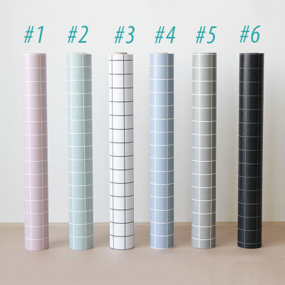 Giấy dán tường kẻ ô phong cách sang trọng Hàn Quốc Khổ 10M (1 cuộn) HPMWallpaper