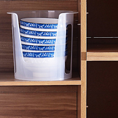 Combo 02 Khay cất bát đĩa gọn gàng Sanada φ14.9cm bằng nhựa cao cấp - Made in Japan