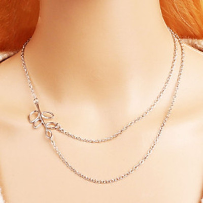 Dây chuyền lá ngọc