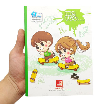 Combo 5 Vở Class Me Too - 4 Ô Ly 96 Trang 100gsm - Hồng Hà 0302 (Mẫu Màu Giao Ngẫu Nhiên)