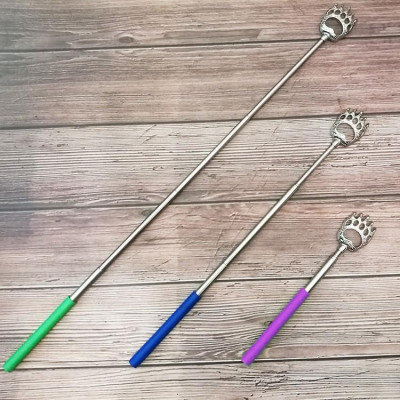 Cây Gãi Lưng Hợp Kim Hình Móng Vuốt Gấu Gãi Đã Ngứa Loại Tốt Mềm Êm Thao Tác Đơn Giản Kéo Rút Là Dùng