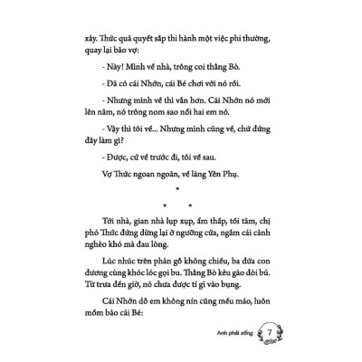 Sách - Anh Phải Sống - In Theo Bản Của Nxb Đời Nay 1937 - Minh Thắng