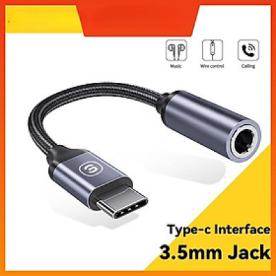 Cáp USB Type C to 3.5mm cao cấp - Hàng Chính Hãng