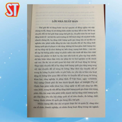 Sách - Chuyển Đổi Số Về Đo Lường Trong Hạ Tầng Chất Lượng Quốc Gia - NXB Chính Trị Quốc Gia