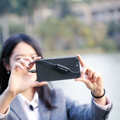 Micro cài áo Saramonic LavMicro Di - Livestream/ Phỏng Vấn/ Quay VLog - Chuyên Dùng Cho Điện Thoại - Hàng Chính Hãng