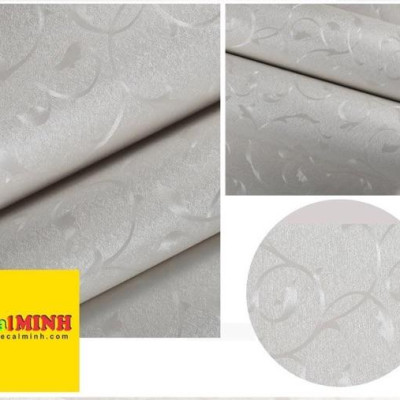 2m Decal Dán Tường Chống Nước Bông 3D Trắng 