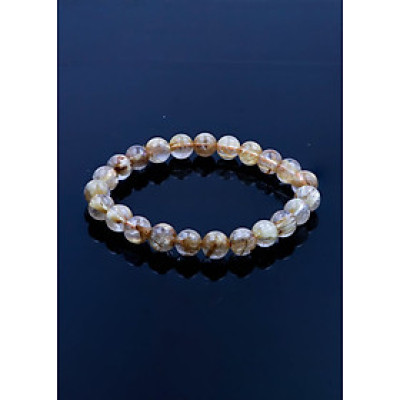 Vòng tay Đá Thạch anh Tóc Vàng by Anqlo Lusso 8mm-3A