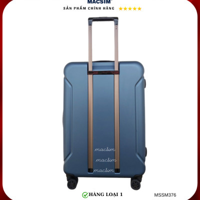Vali cao cấp Macsim Smooire MSSM376 cỡ 20 inch màu blue hàng loại 1