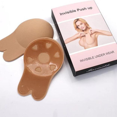 Miếng dán ti silicon bọc vải tai thỏ kết hợp kéo ngực siêu tiện lợi bám dính cực tốt