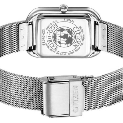 Đồng Hồ Nữ Citizen Dây Thép Không Gỉ EM0491-81D - Mặt Xà Cừ