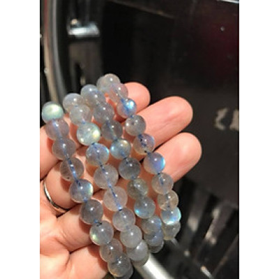 CHIẾC VÒNG TAY ĐÁ XÀ CỪ TỰ NHIÊN ÁNH SÁNG ĐẸP MÀU XANH XÀ CỪ NHẸ NHE 9MM NỮ MỆNH THỦY MỘC HỎA 