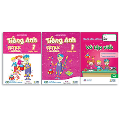 Tiếng Anh 1 Extra and Friends - Trọn bộ (sách học sinh, sách bài tập, vở tập viết)