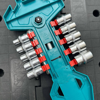 BỘ 12 CÁI SOCKET (1/2 INCH) & CẦN 2 CHIỀU TOTAL THT141121 - HÀNG CHÍNH HÃNG