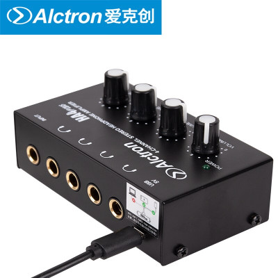 Bộ chia tai nghe 4 cổng Alctron HA4 Plus - Hàng Chính Hãng