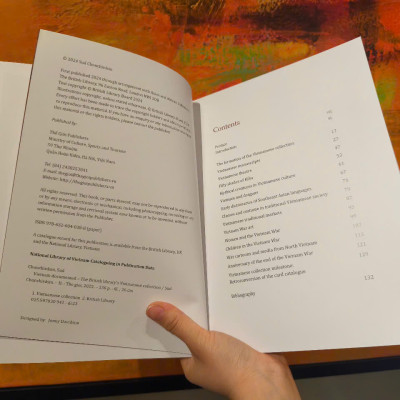 Sách - Vietnam Documented: The British Library’s Vietnamese Collection by Sud Chonchirdsin-Explore Vietnam’s rich literary and graphic design history/Thế Giới Publishers